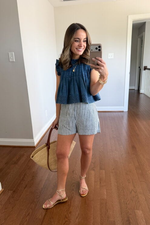 casual outfit for petites
