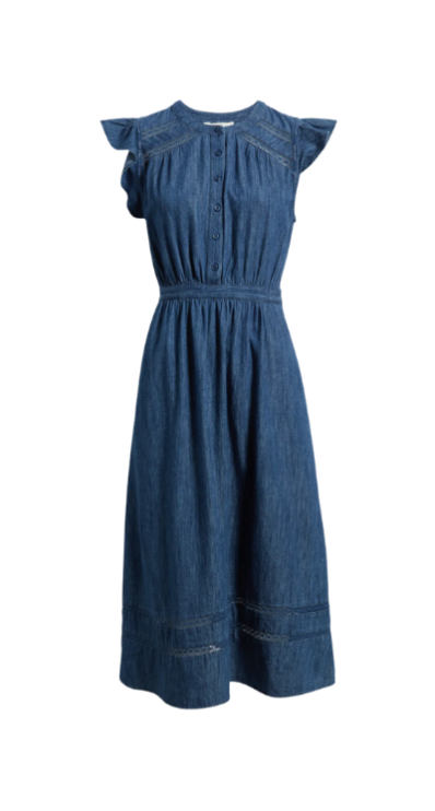 Petite friendly chambray dress from Nordstrom