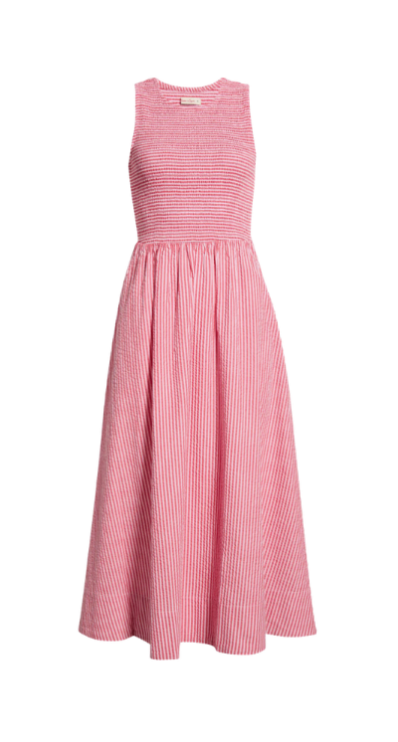 Red and white striped dress for Memorial Day