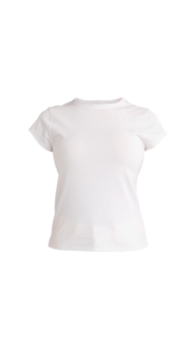 Walmart white t-shirt for petites
