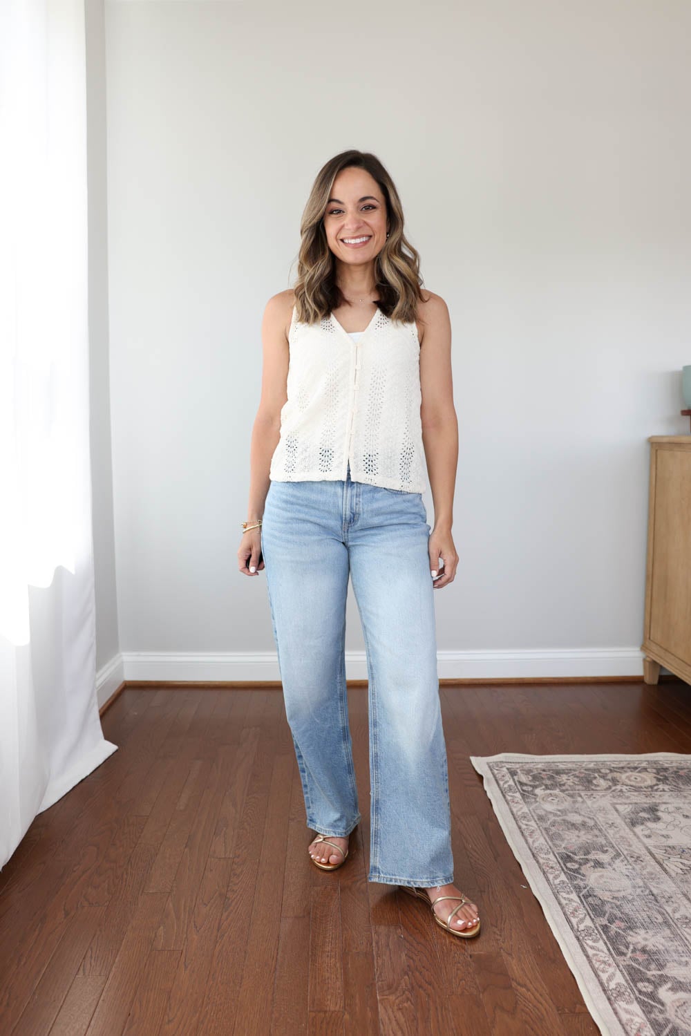 Petite-friendly summerweight jeans | lightweight jeans for petites | summer jeans