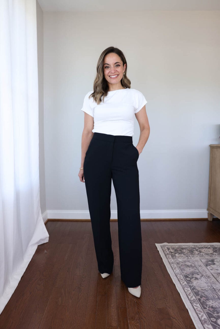 Aritzia Pants on a Petite Frame: Effortless, Agency, and Limitless Compared