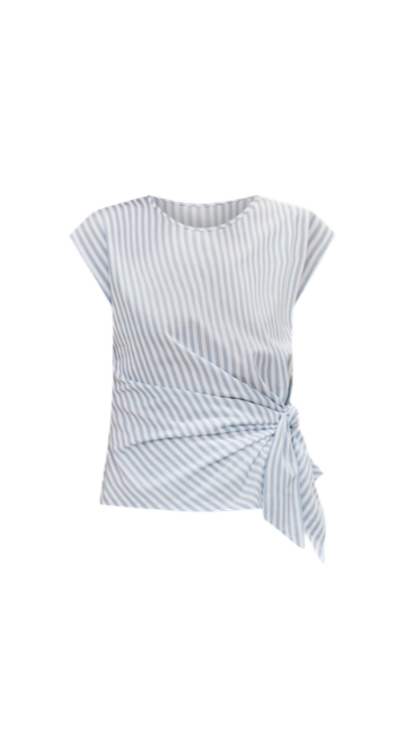 Ann Taylor striped work top for petites
