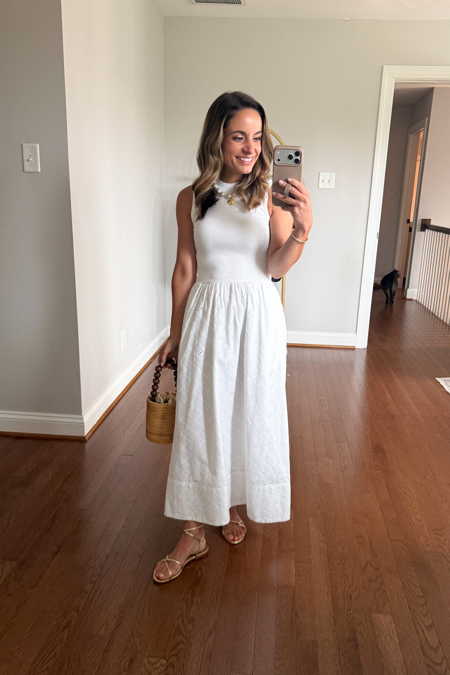 Petite-friendly summer dresses | white summer dress for petites | petite fashion 
