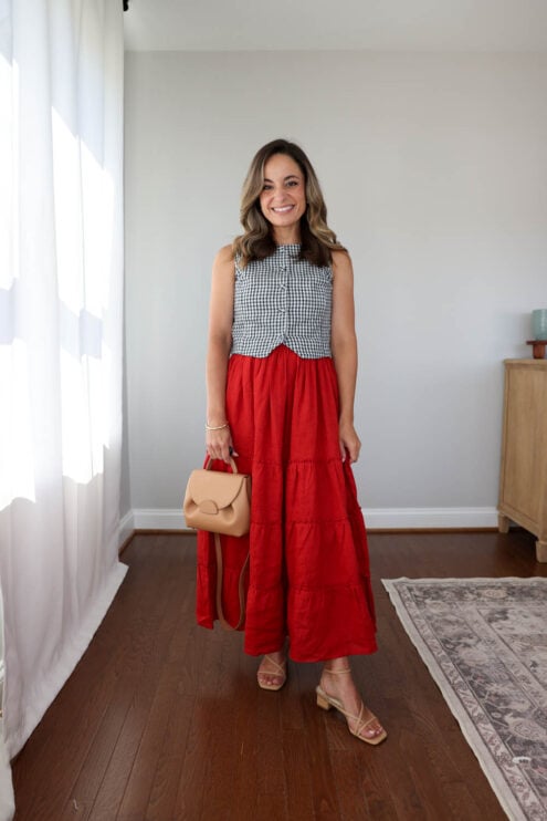 Petite-friendly ways to layer a dress | layering ideas for a dress