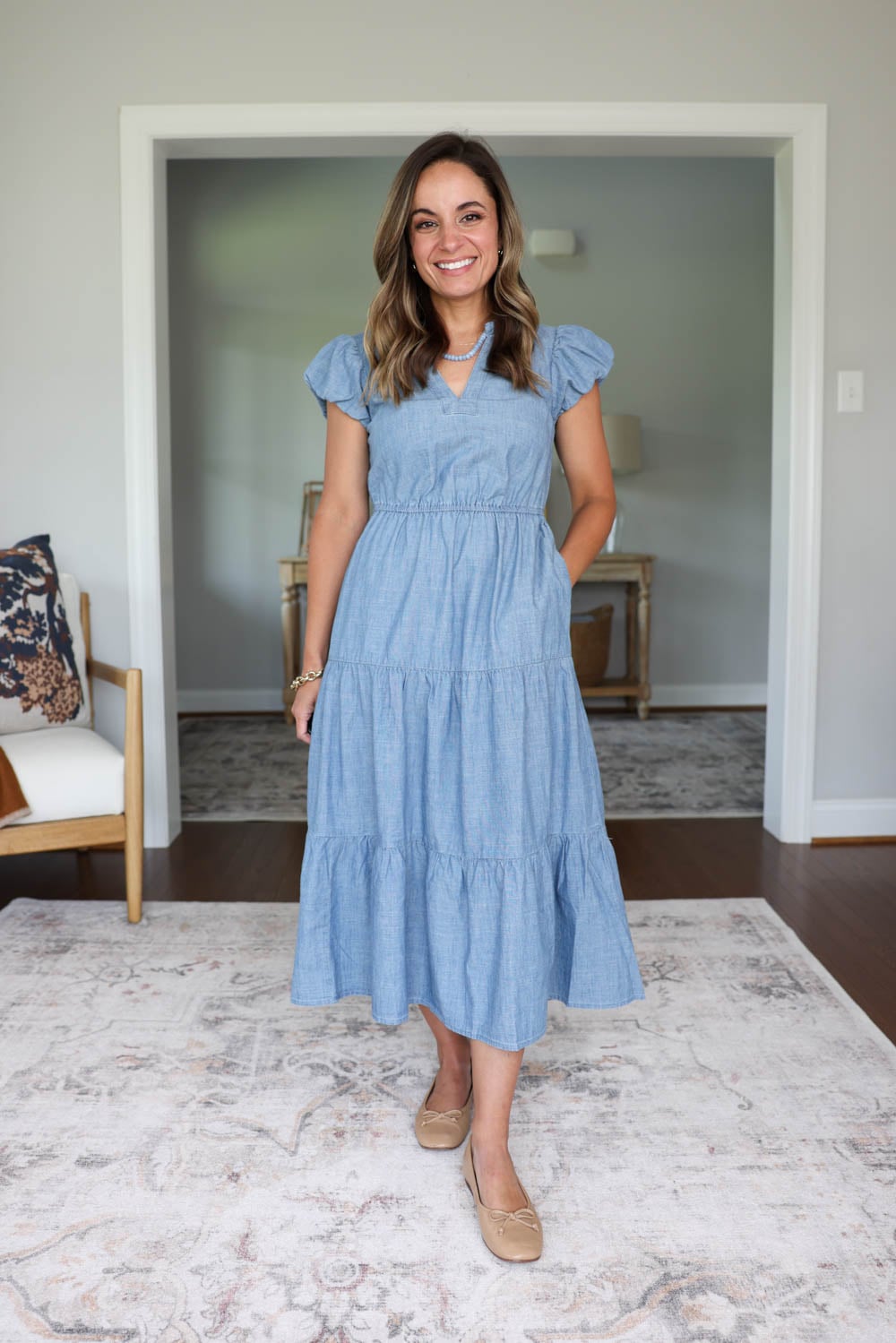 Petite-friendly midi dresses | petite dresses for teachers 