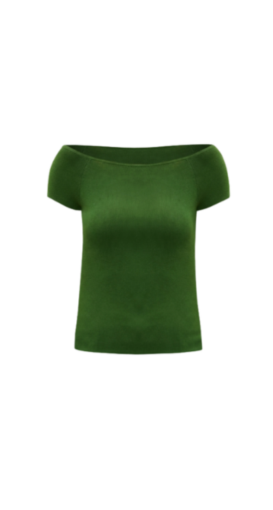 Ann Taylor green top for petites