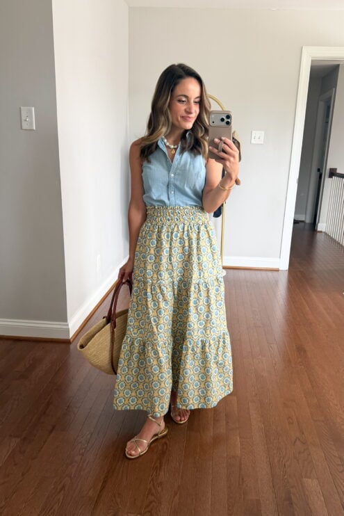 Casual Summer outfit idea for petites