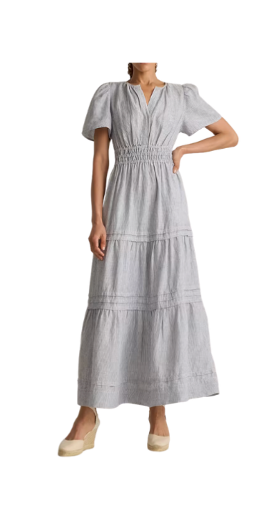 Quince 100% European linen dress