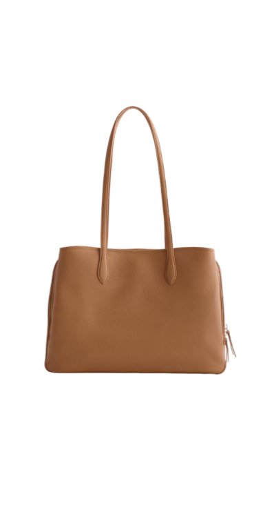 Quince work tote camel