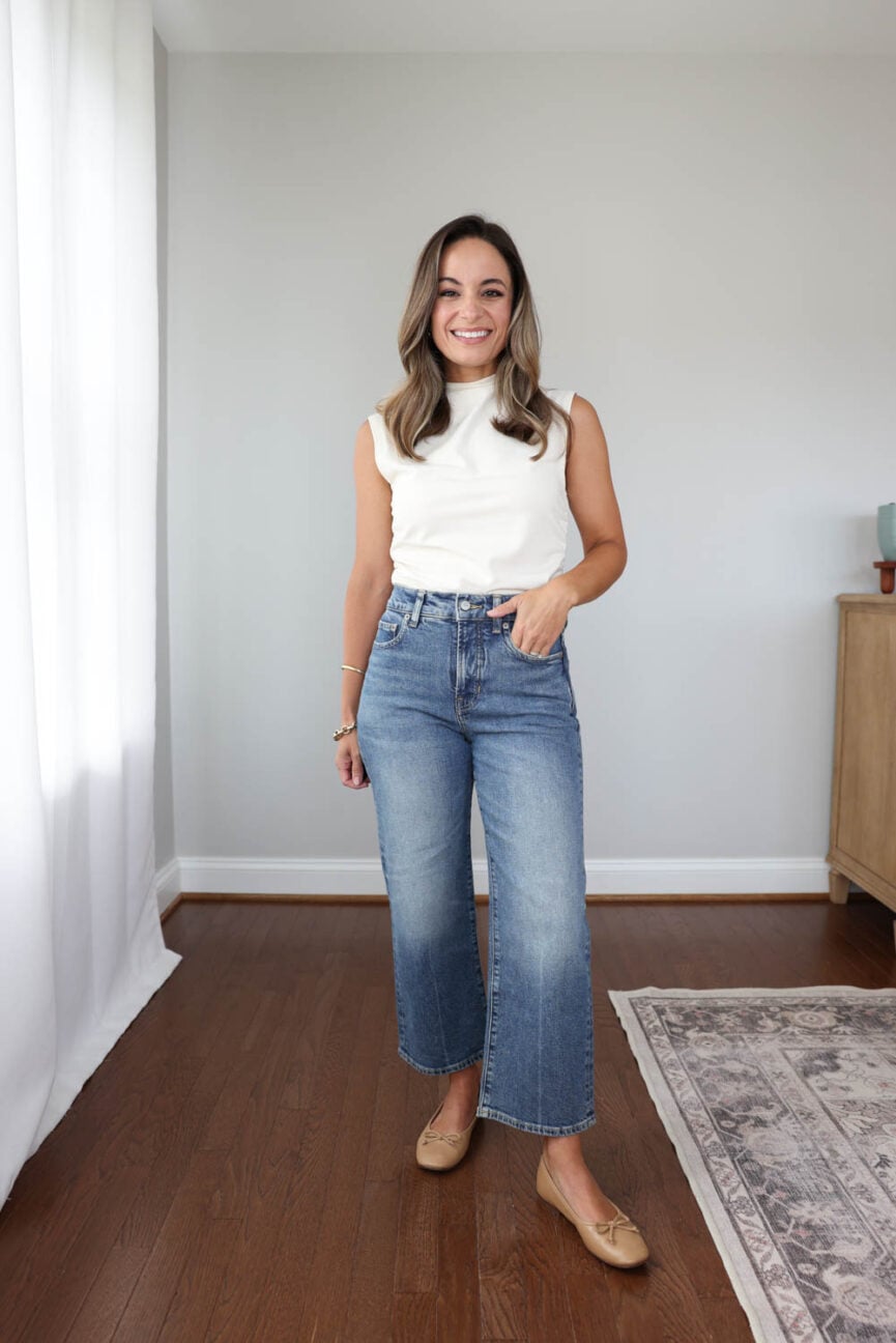 Extra shorts jeans for petites from J.Crew | jeans with a 25" and under inseam | petite friendly jeans 