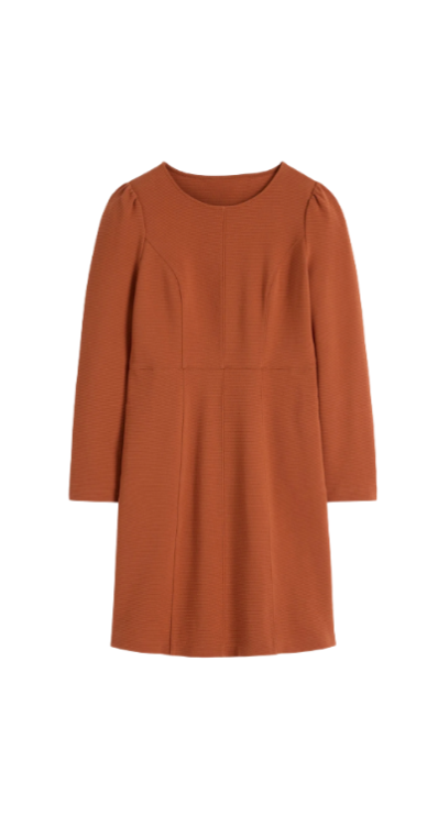Burnt orange Boden dress for fall