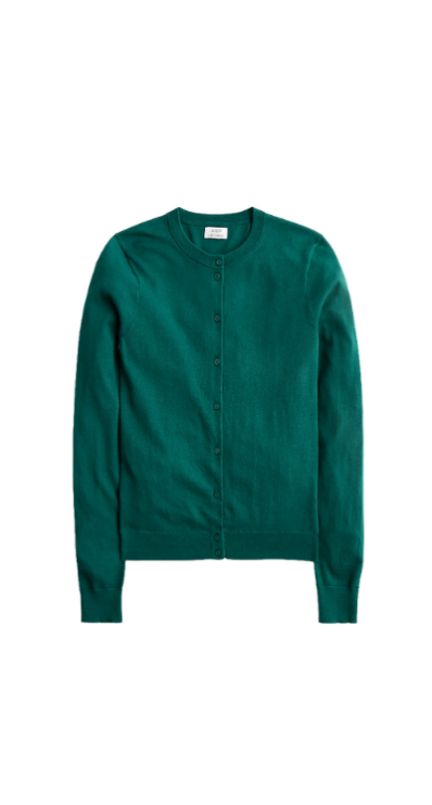 Classic cardigan green