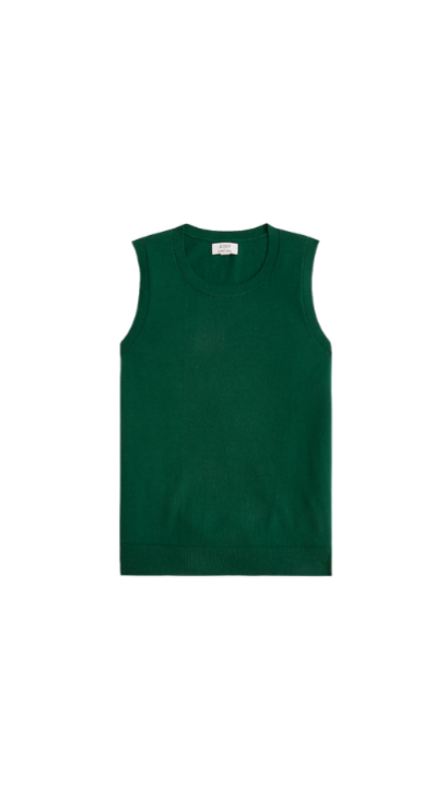 Green sweater shell