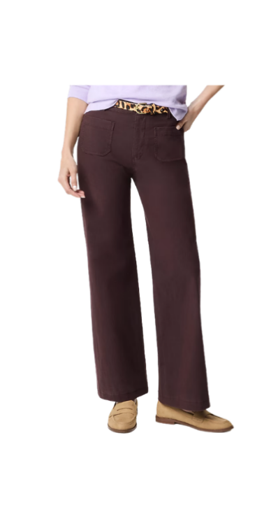 Lizzie wide leg pants in brown