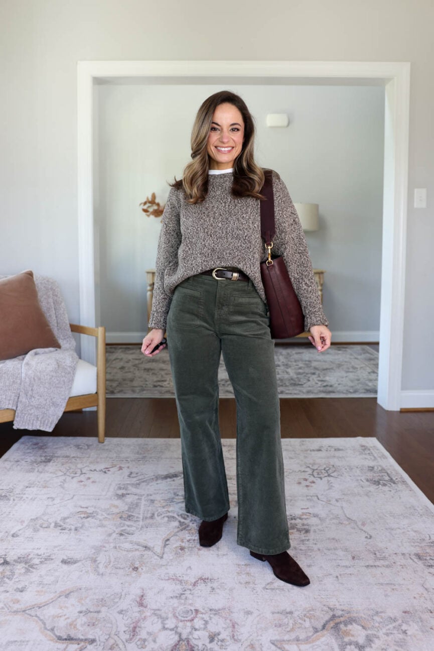 25 piece fall capsule wardrobe for petites via pumps and push-ups blog | petite friendly fall capsule wardrobe | petite-friendly fall outfits | 25 items 40 outfits