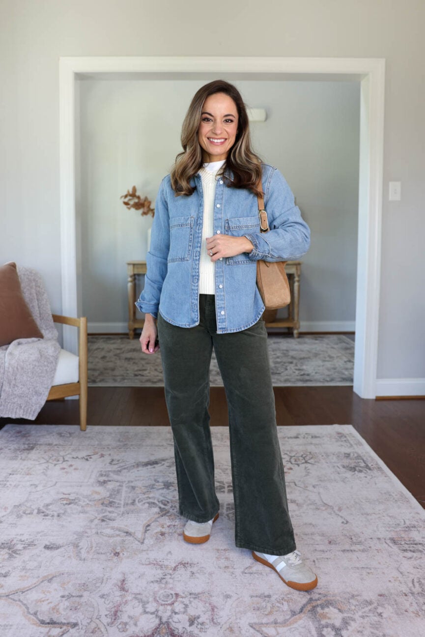 25 piece fall capsule wardrobe for petites via pumps and push-ups blog | petite friendly fall capsule wardrobe | petite-friendly fall outfits | 25 items 40 outfits