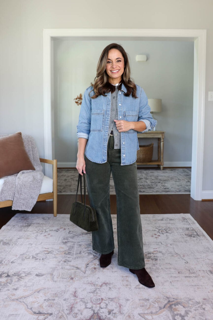 25 piece fall capsule wardrobe for petites via pumps and push-ups blog | petite friendly fall capsule wardrobe | petite-friendly fall outfits | 25 items 40 outfits