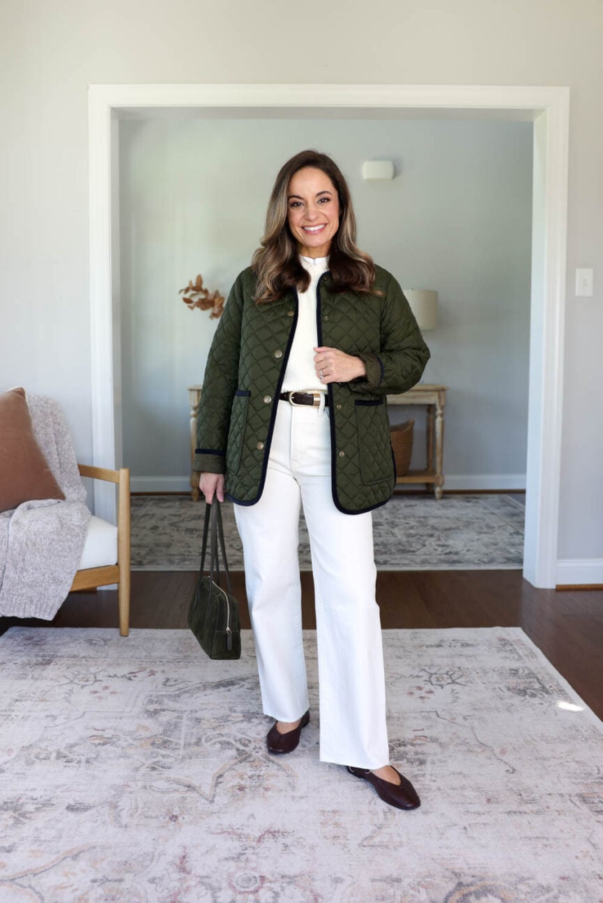 25 piece fall capsule wardrobe for petites via pumps and push-ups blog | petite friendly fall capsule wardrobe | petite-friendly fall outfits | 25 items 40 outfits