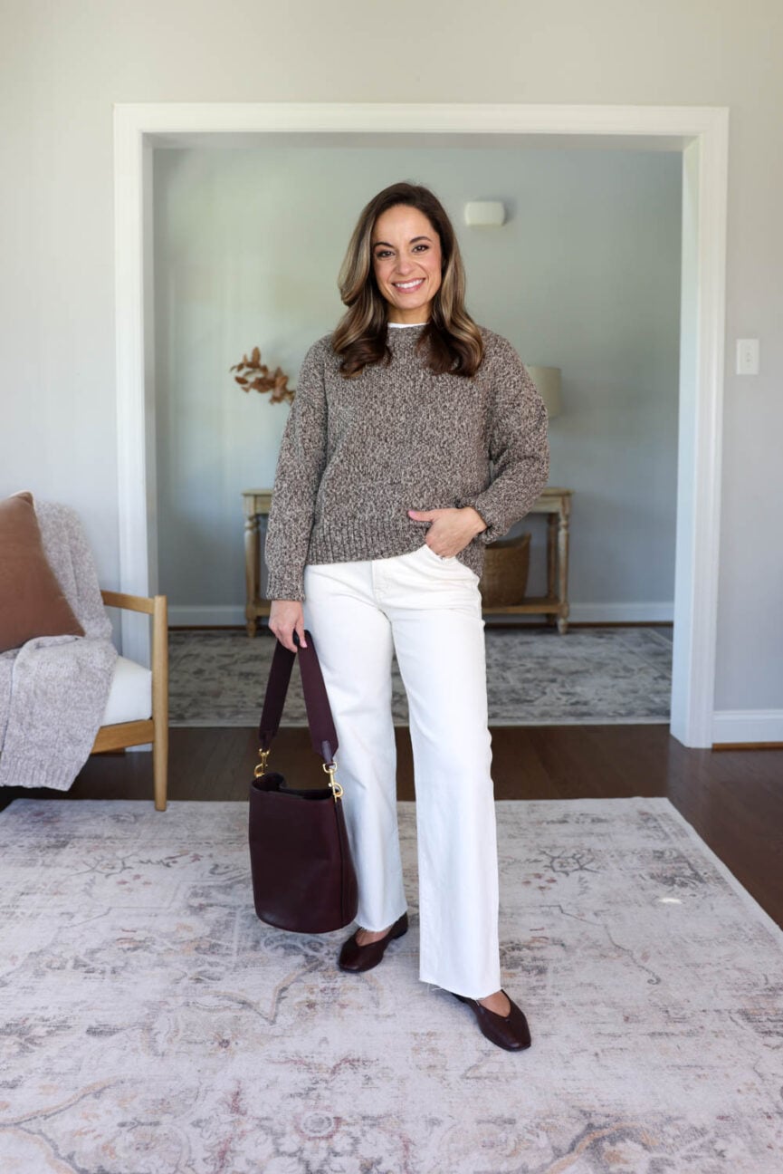 25 piece fall capsule wardrobe for petites via pumps and push-ups blog | petite friendly fall capsule wardrobe | petite-friendly fall outfits | 25 items 40 outfits