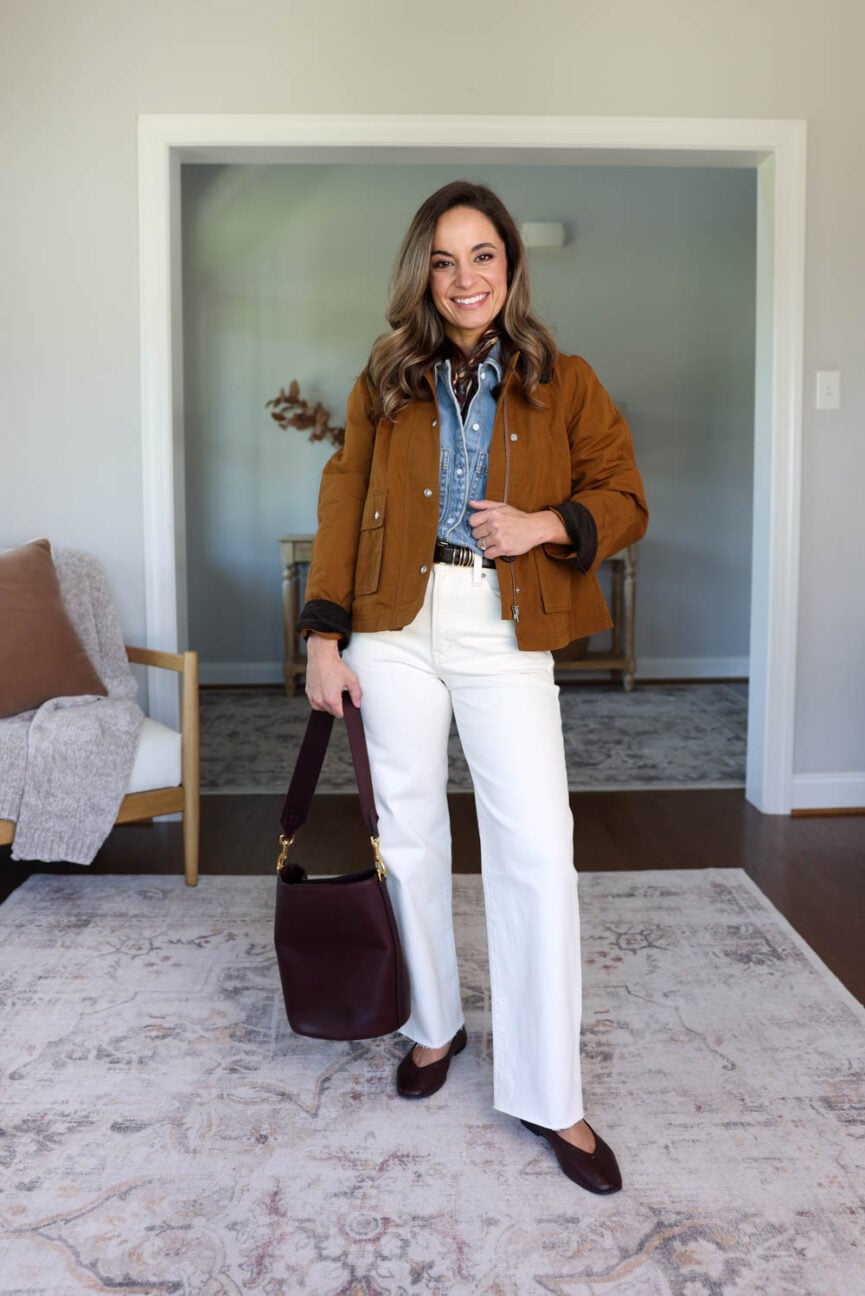 25 piece fall capsule wardrobe for petites via pumps and push-ups blog | petite friendly fall capsule wardrobe | petite-friendly fall outfits | 25 items 40 outfits