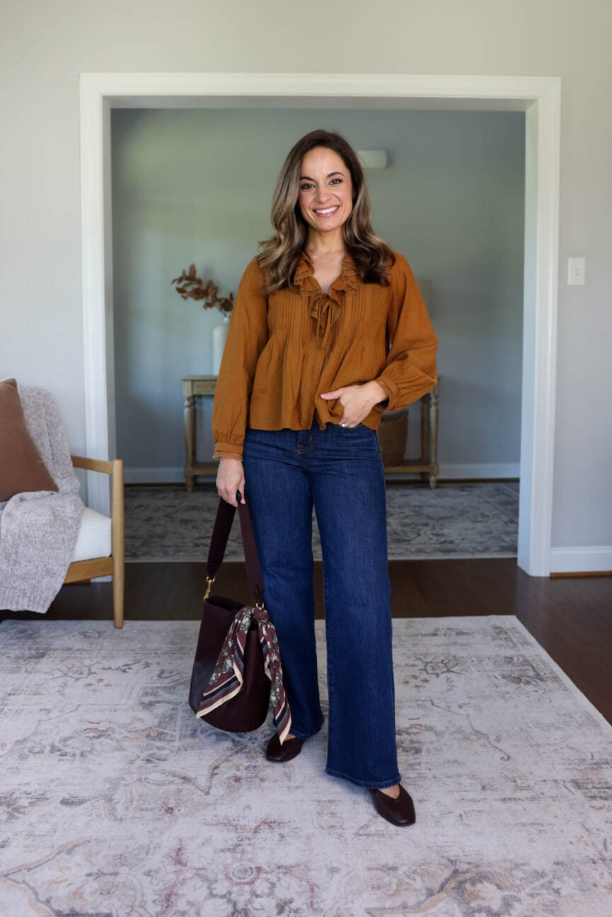 25 piece fall capsule wardrobe for petites via pumps and push-ups blog | petite friendly fall capsule wardrobe | petite-friendly fall outfits | 25 items 40 outfits