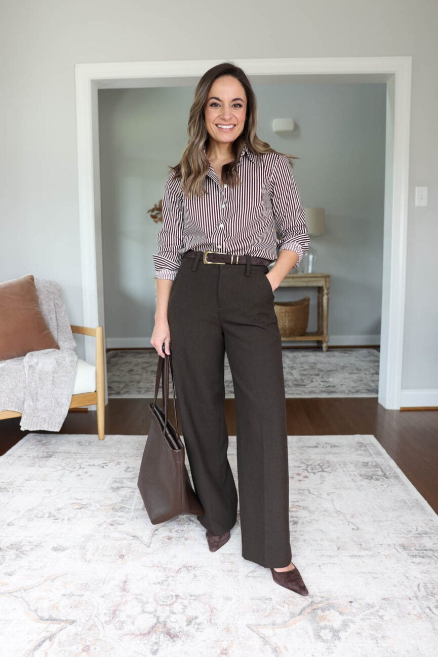 Petite-friendly fall workwear capsule wardrobe | petite workwear | fall outfits for work | petite fashion