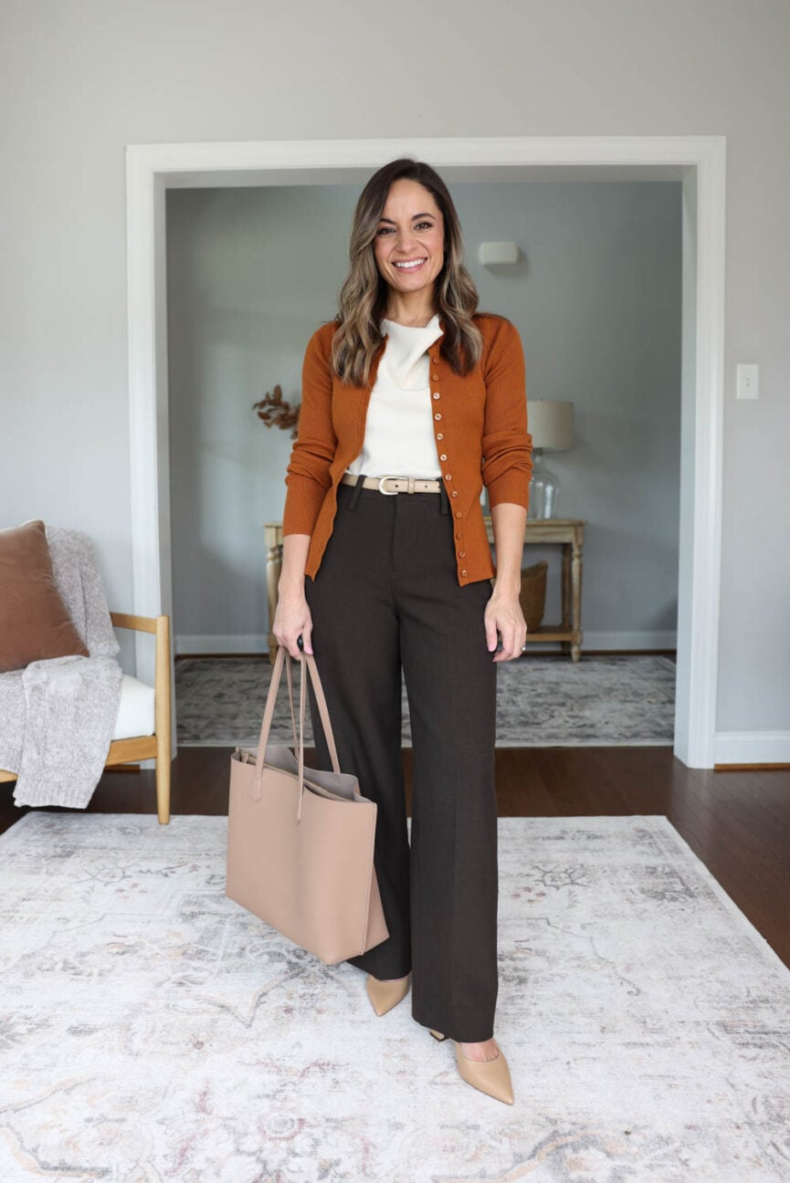 Petite-friendly fall workwear capsule wardrobe | petite workwear | fall outfits for work | petite fashion