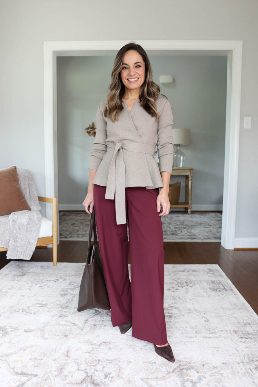 Petite-friendly fall workwear capsule wardrobe | petite workwear | fall outfits for work | petite fashion