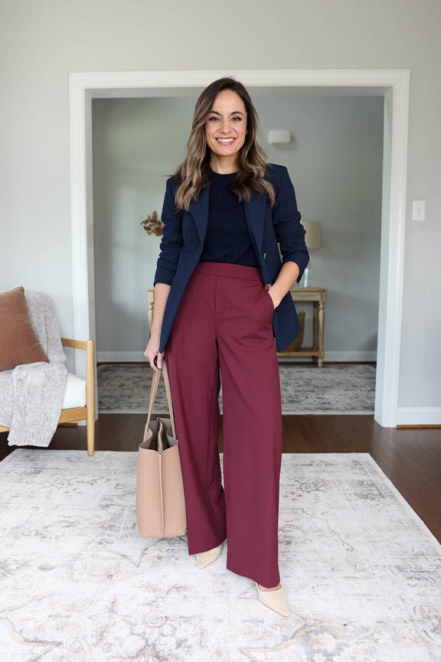 Petite-friendly fall workwear capsule wardrobe | petite workwear | fall outfits for work | petite fashion