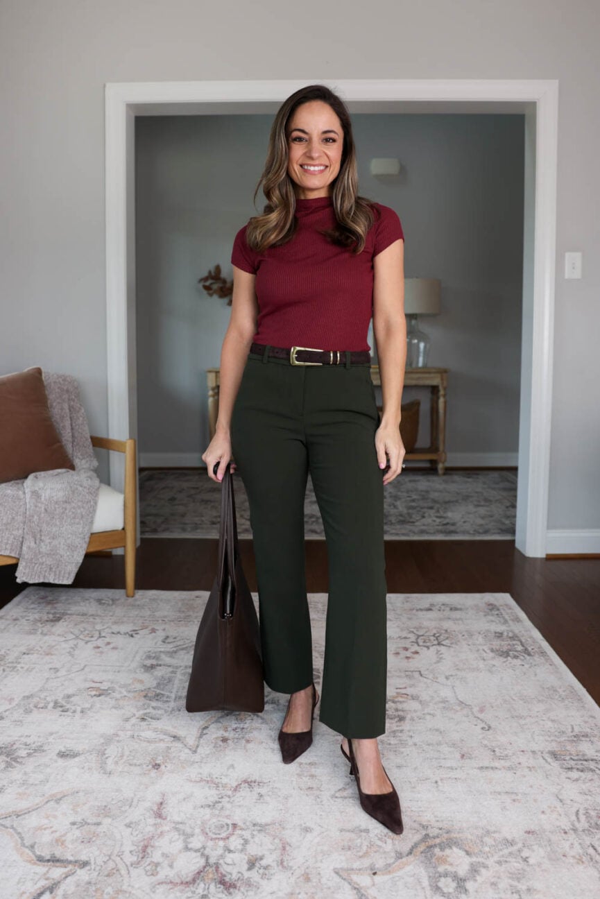 Petite-friendly fall workwear capsule wardrobe | petite workwear | fall outfits for work | petite fashion