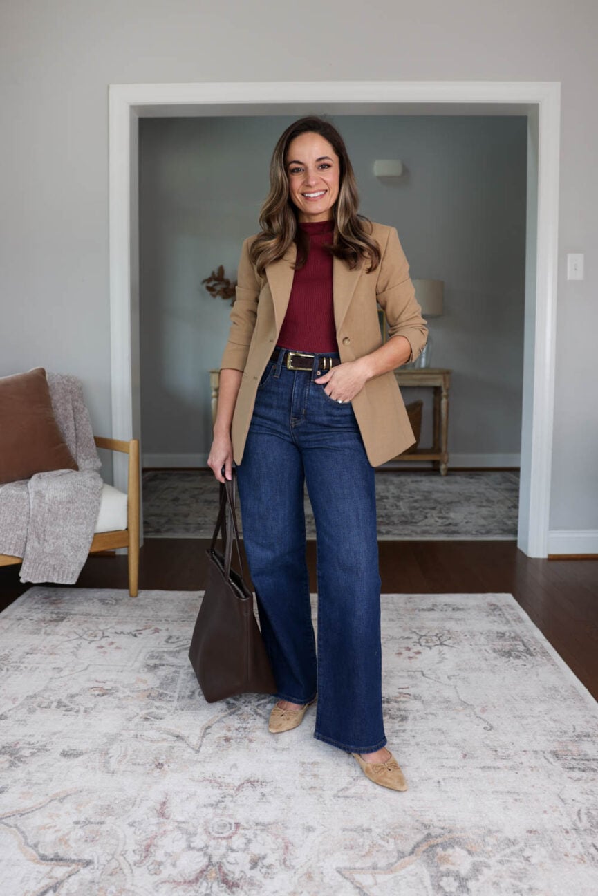 Petite-friendly fall workwear capsule wardrobe | petite workwear | fall outfits for work | petite fashion