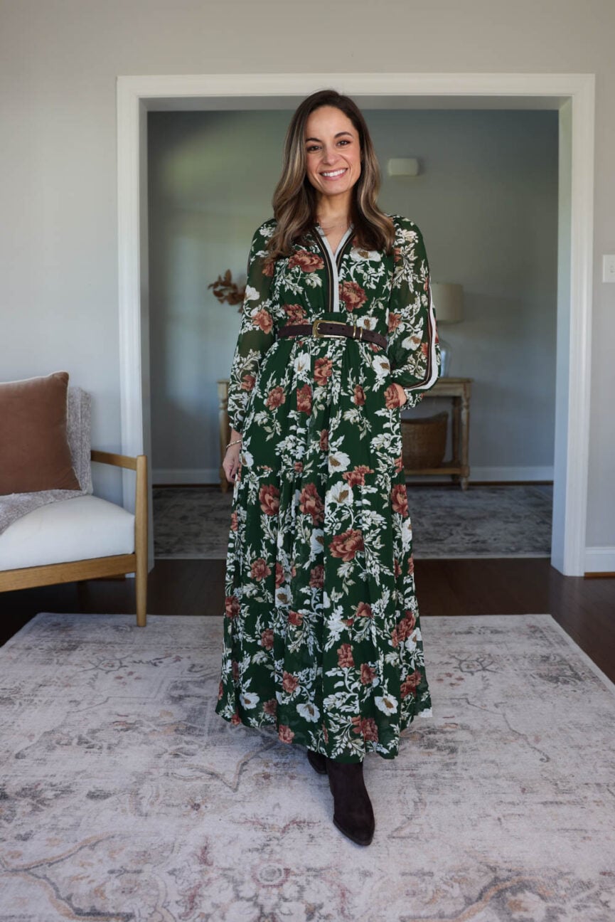 Petite-friendly fall outfits with knee high boots | fall outfits with boots | petite fall dresses