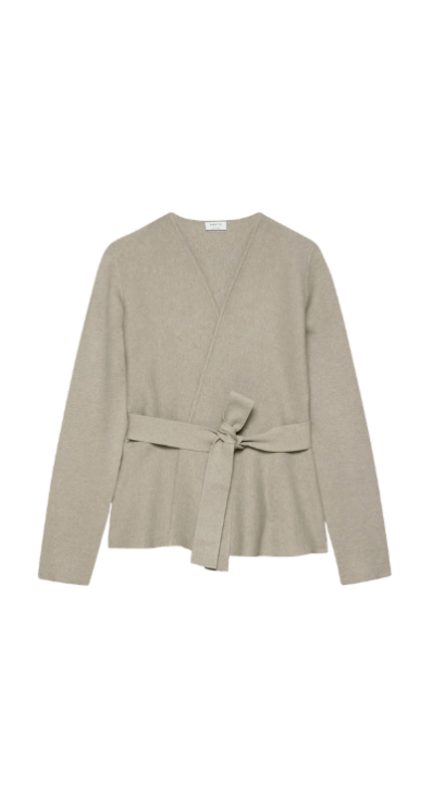 Aritzia wrap cardigan petite-friendly