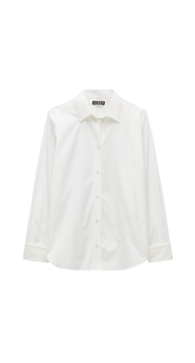 Classic white button up shirt