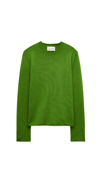J.Crew green sweater for petites
