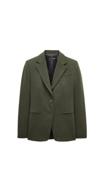 J.Crew olive blazer for petites