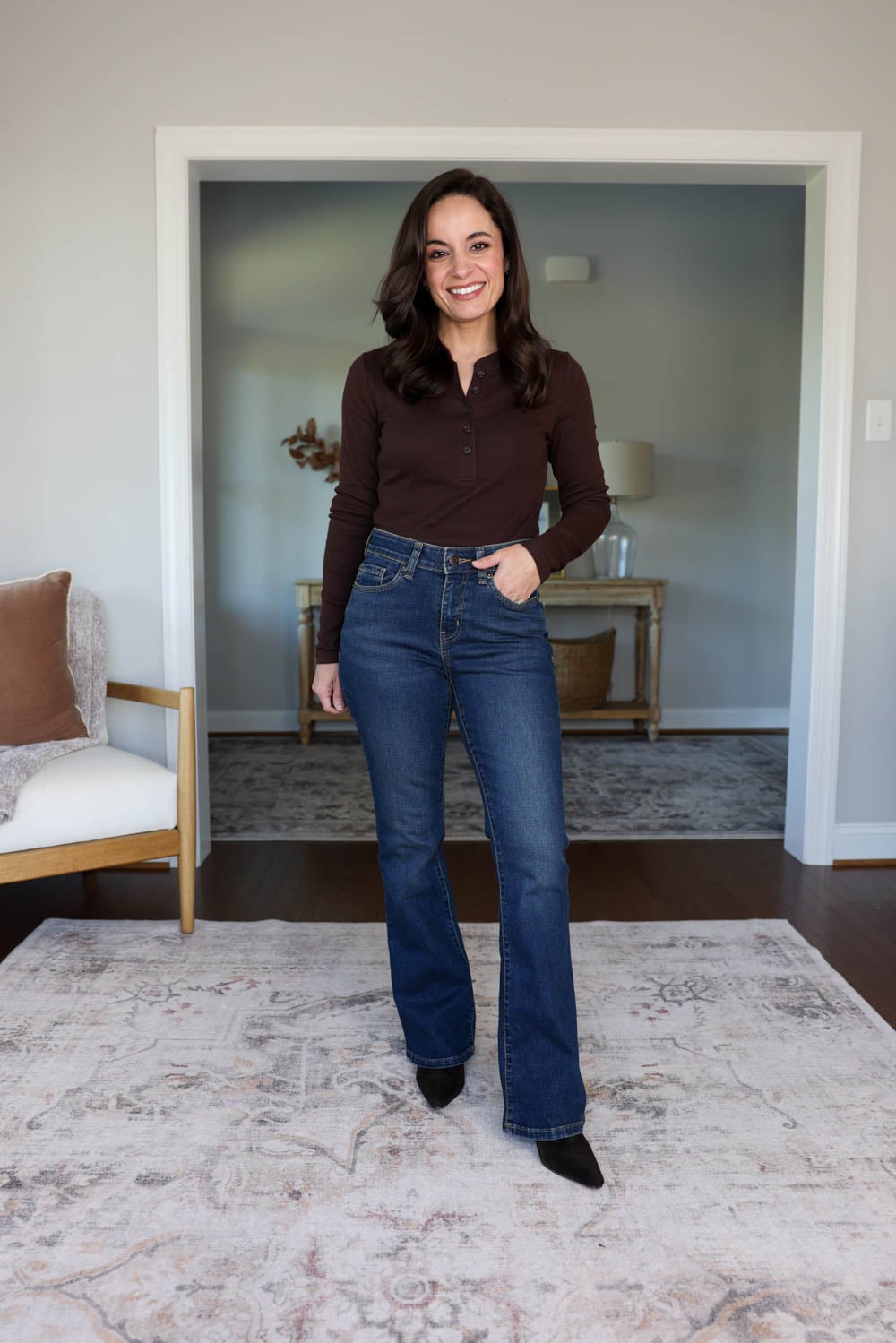 Petite-friendly jeans from Walmart | a review of jeans from Walmart from a petite perspective | fit review of Walmart jeans