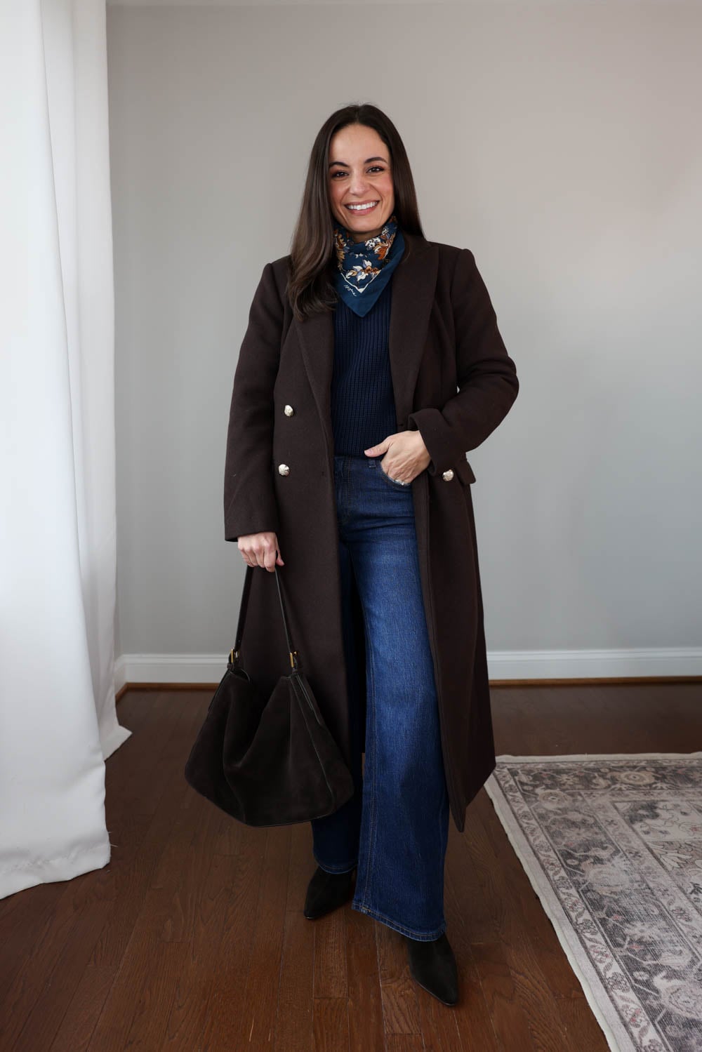 Ann Taylor peacoat | petite-friendly winter coats | winter coats for petites 