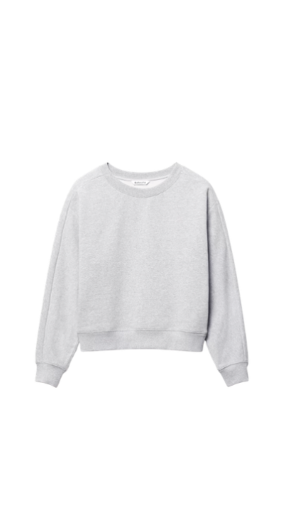 Athleta Forever Fleece grey crewneck