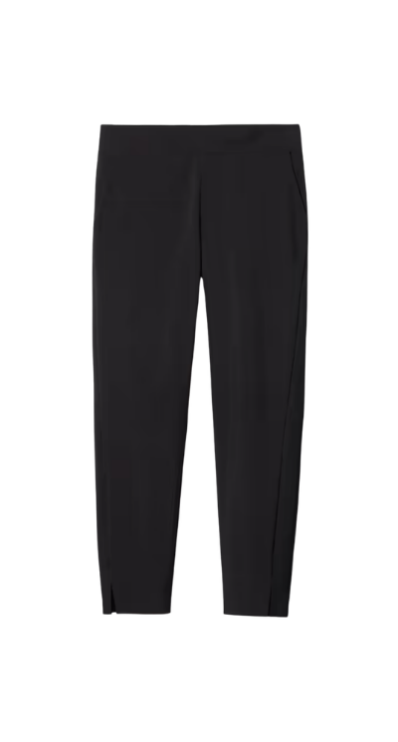 Athleta black mid rise pants
