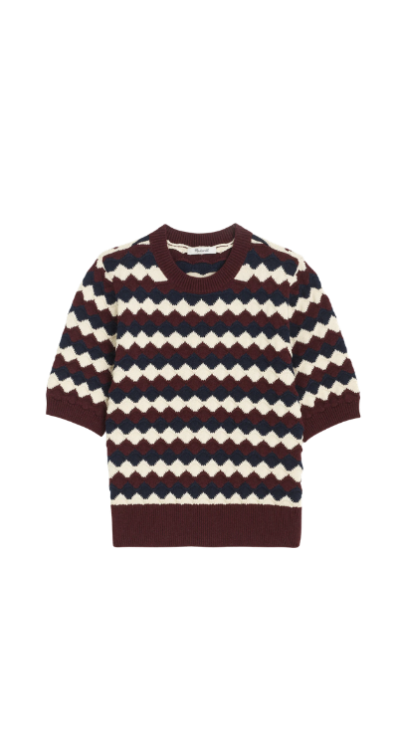 Madewell striped short sleeve top