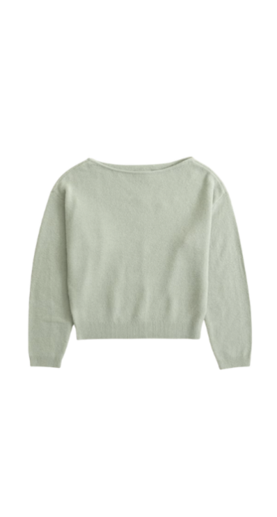 Mint green Abercrombie sweater petite friendly